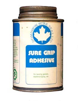 GPI SURE GRIP ADHESIVE 8OZ - J2VBSG 